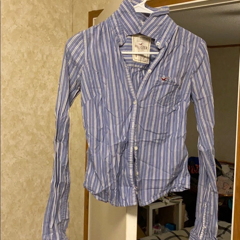 Hollister Long Sleeved Button Up